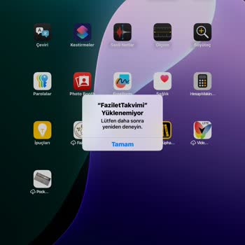 Uygulama Yükleme Sorunu