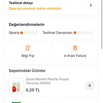 Migros Sanal Market Sipariş İptal Sorunu