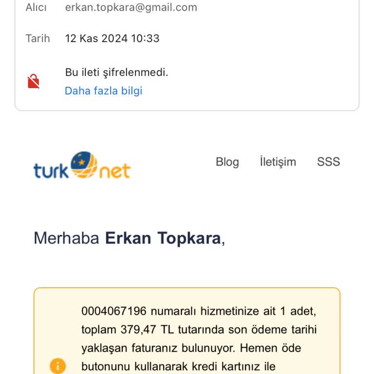 Yanlış Abonelik Uyarısı: TurkNet'ten Alakasız E-posta Sorunu