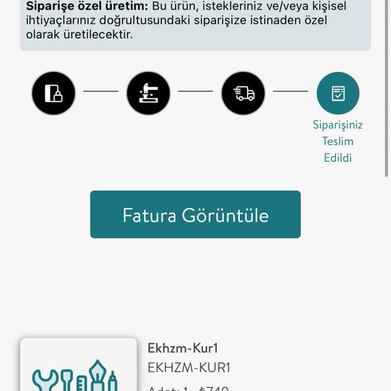Kurulum Hizmeti Sorunu