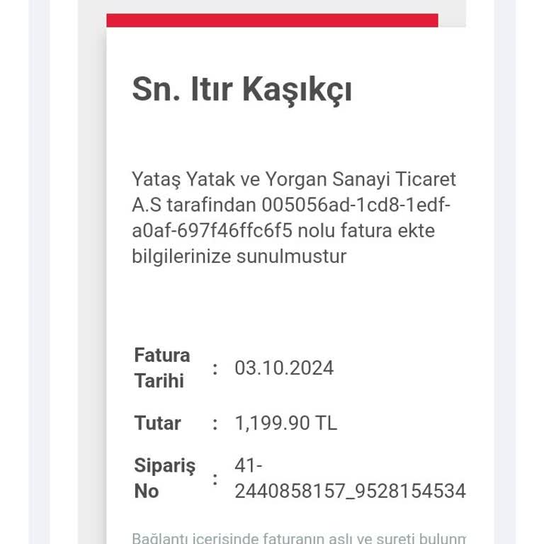 Yataş Fatura Erişim Sorunu: PDF Yerine Karmaşık Program