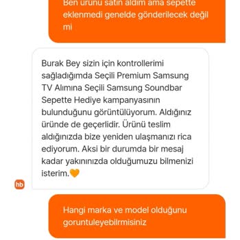 Hediye Sound Bar Gönderilmedi: Müşteri Mağduriyeti