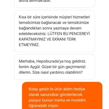 Hediye Sound Bar Gönderilmedi: Müşteri Mağduriyeti