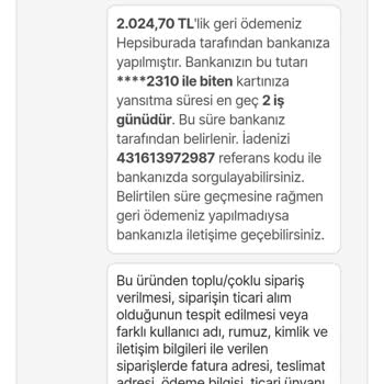 Hepsiburada'nın Sipariş İptal Politikası Mağduriyeti