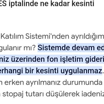 Bireysel Emeklilikte Paramı Geri Alamıyorum