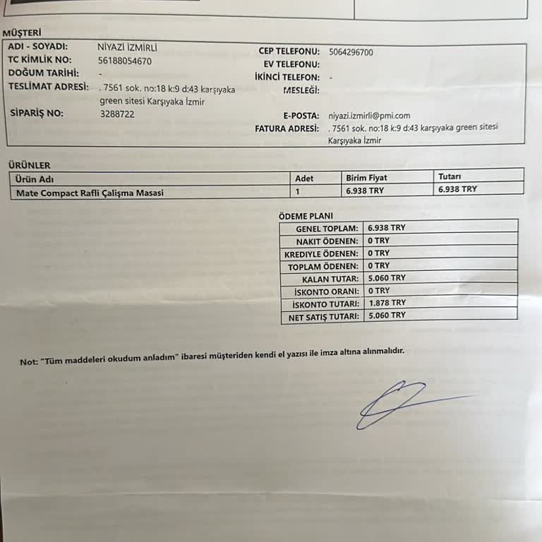 Alfemo'dan Alınan Çalışma Masası Teslim Edilmiyor