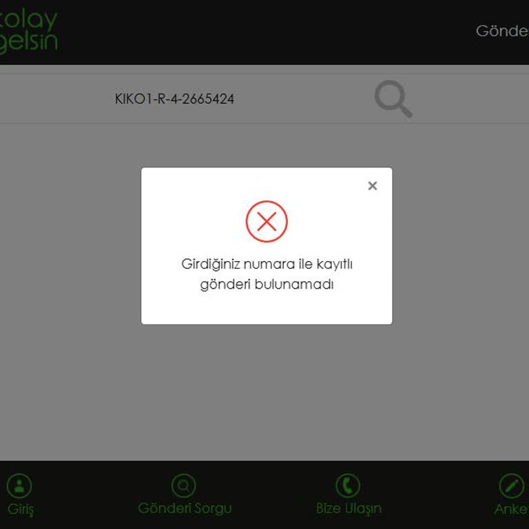 Kargo Takip Sorunu: Sipariş Bilgisi Eksikliği