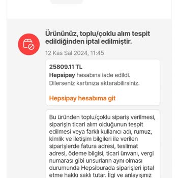 Hepsiburada Ve Teknosa'nın Ciddiyetsiz Sipariş İptali