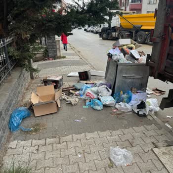 Maltepe Çınarlı Sokakta Çöp Sorunu Ve Engelli Vatandaşlar İçin Risk