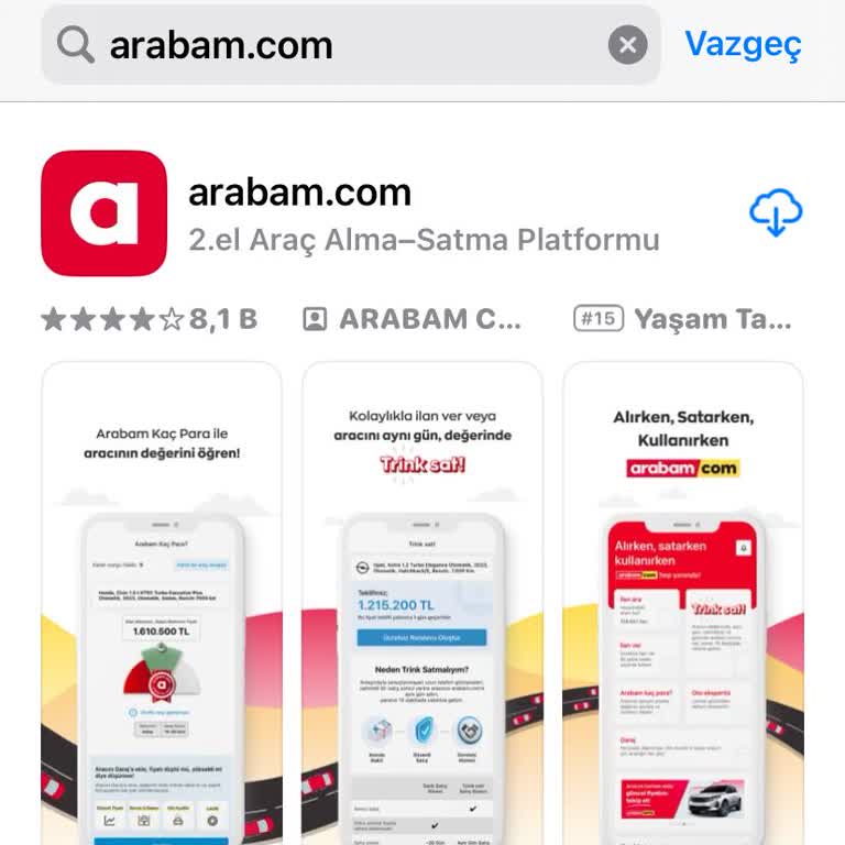 Arabam.com Üyelik Engeliyle Karşılaştım