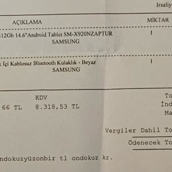 Samsung Tablet Alışverişinde Fiyat Farkı Mağduriyeti