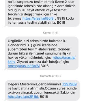 Aras Kargo'nun Teslimat Sorunları