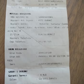 ECA Şofben Garanti Kapsamı Sorunu Ve Mağduriyet