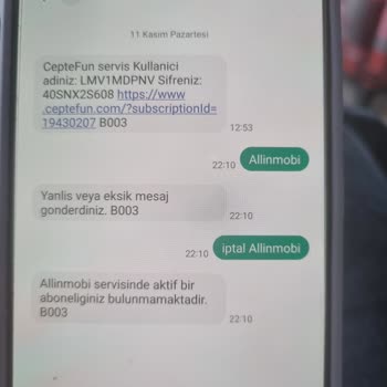 İzinsiz Abonelik Ve Ücret Çekimi Sorunu