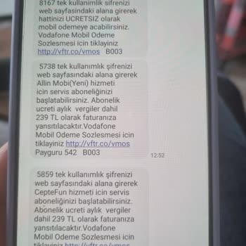 İzinsiz Abonelik Ve Ücret Çekimi Sorunu