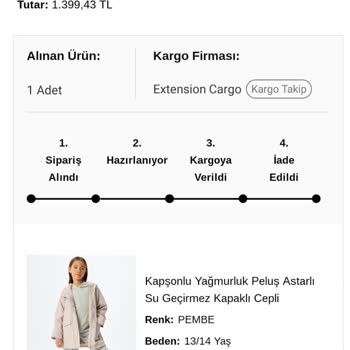 İade Edilen Ürünün Ödemesi Yapılmadı