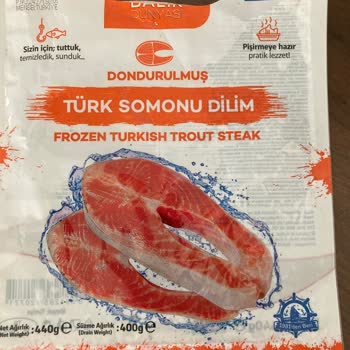 Dondurulmuş Somon Paketinde Yanlış Balık Çıkması