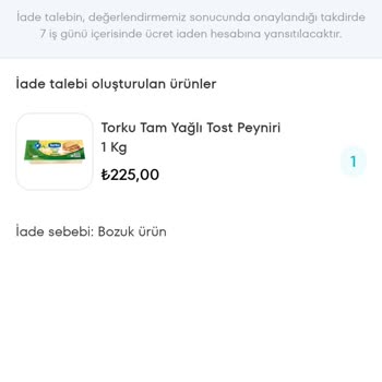 Küflü Ürün Ve Yetersiz Müşteri Hizmeti