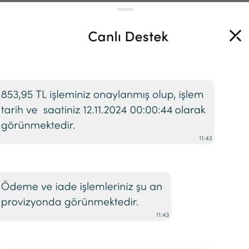 Watsons'ta Sipariş İptali Ve Para İadesi Sorunu