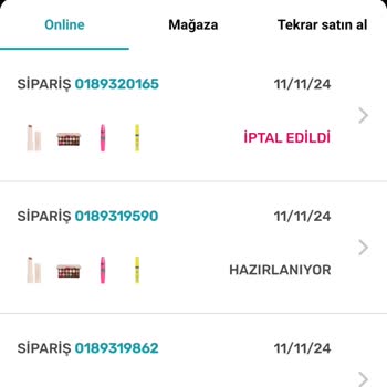 Watsons'ta Sipariş İptali Ve Para İadesi Sorunu