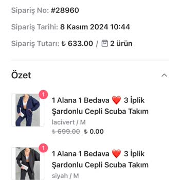 Sipariş Verdim, Ürünlerim Nerede?