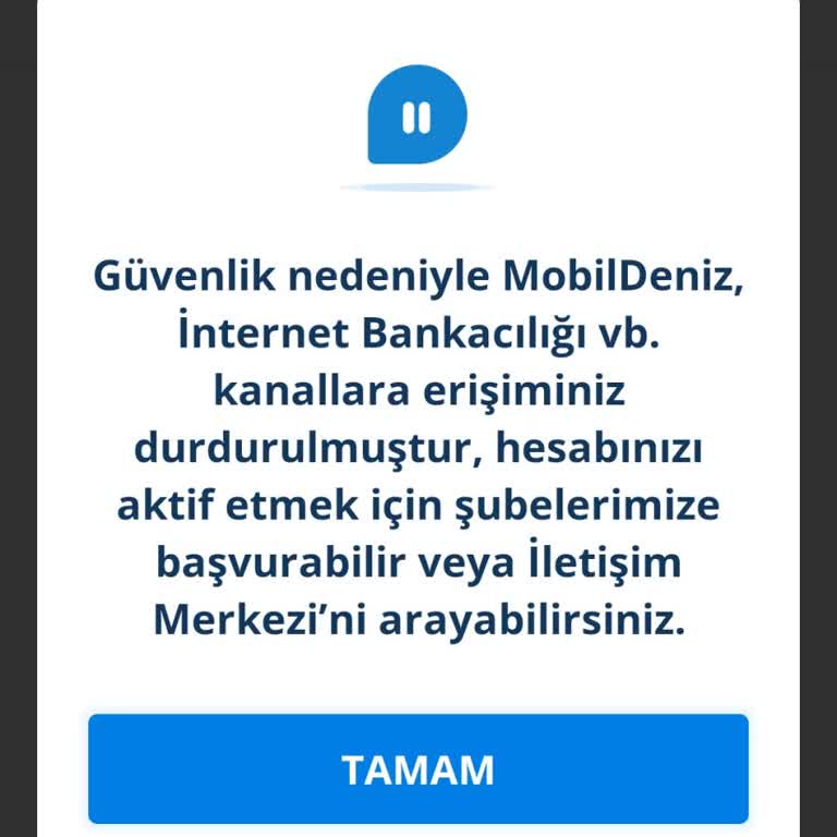 Hesabımda Beklenmedik Bloke Sorunu