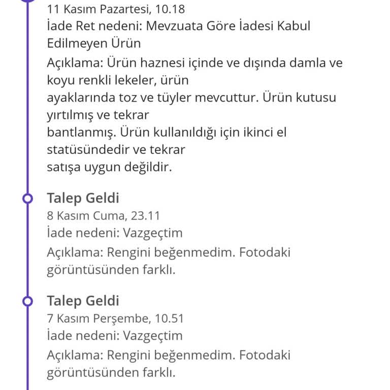 İade Sürecinde Yaşanan Sorunlar