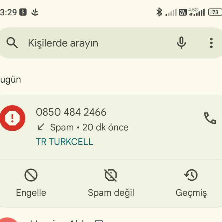 08504842466 Numarasından Gelen Yanıltan Arama