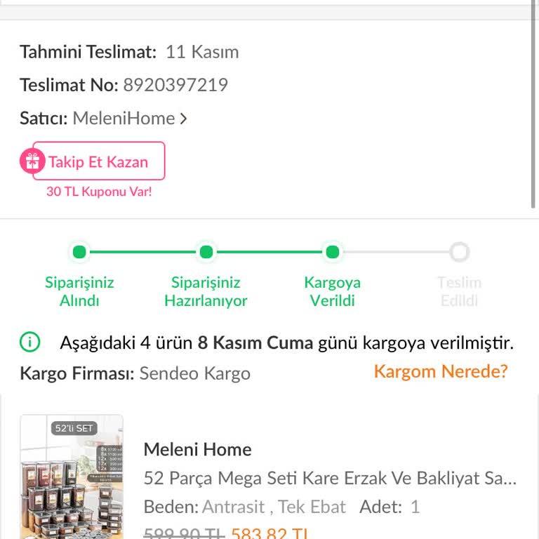 Teslim Edilemeyen Siparişler Ve Maddi Zarar Endişesi
