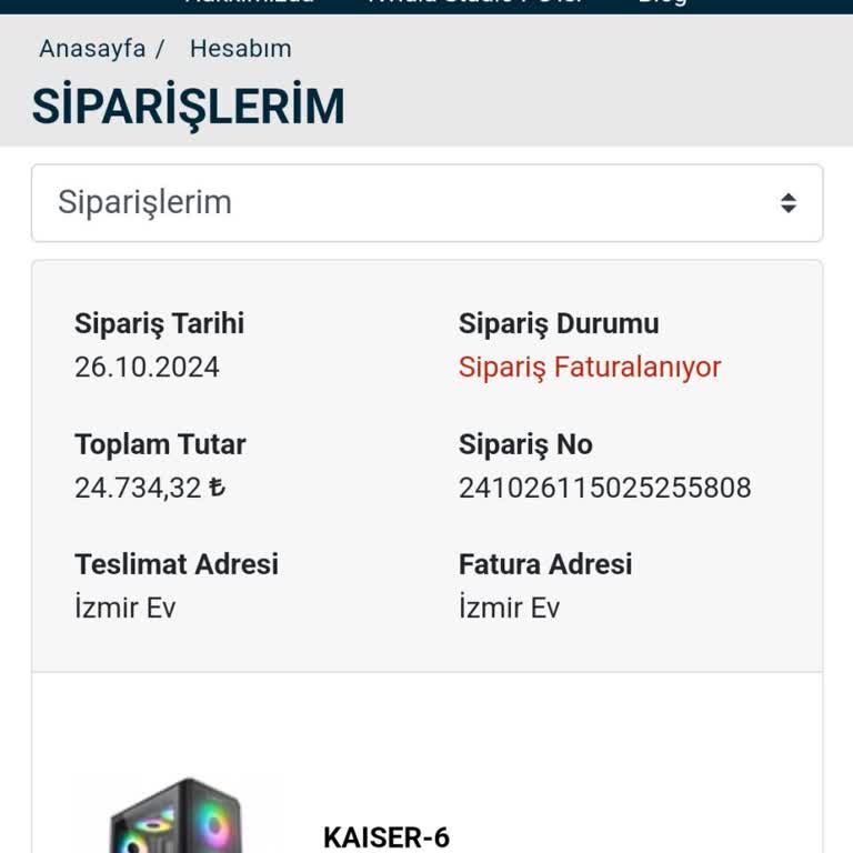 Siparişim 15 Gündür Kargoya Verilmedi