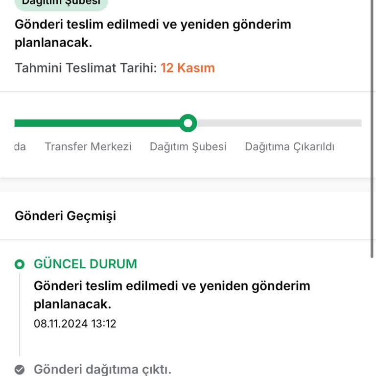 Kargo Teslimatında Adres Hatası Ve Şube Zorunluluğu