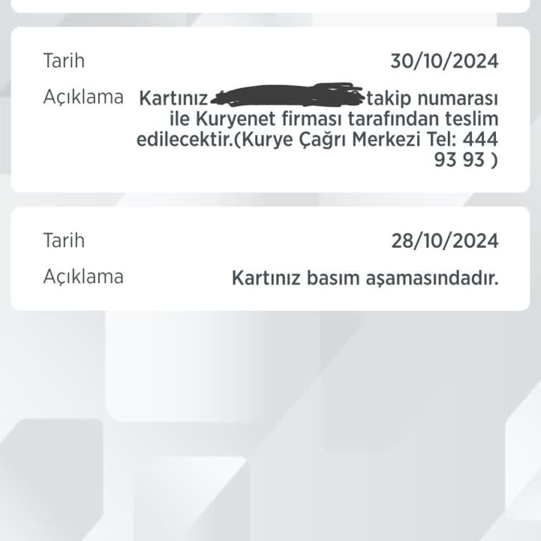 Kuryenet Kart Dağıtımında Gecikme