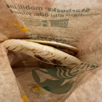 Starbucks Chicken Wrap falsch geliefert, keine Rückerstattung und nur Teilgutschrift