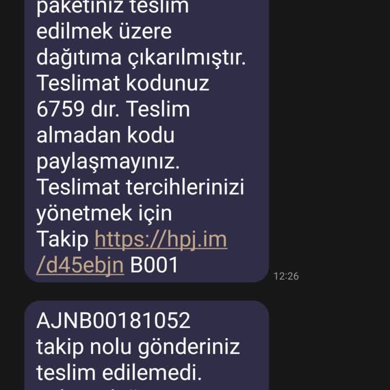 Teslim Edilemeyen Ürün Ve İletişim Sorunları