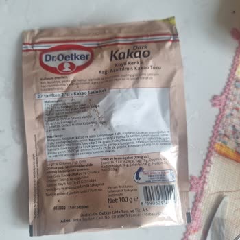 Dr. Oetker Kakao Sorunu