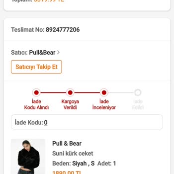 Ürün Teslimatında Yaşanan Sorun Ve Para İadesi Beklentisi