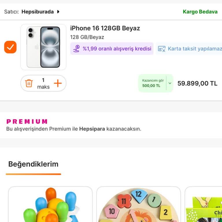 Hepsiburada'da Fiyat Farkı Ve Müşteri Hizmetleri Hayal Kırıklığı