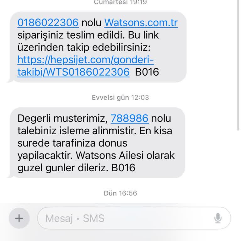 Eksik Ürün Gönderimi Ve İlgisizlik