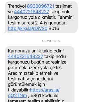 Aras Kargo'nun Yanıltıcı Teslimat Bildirimi