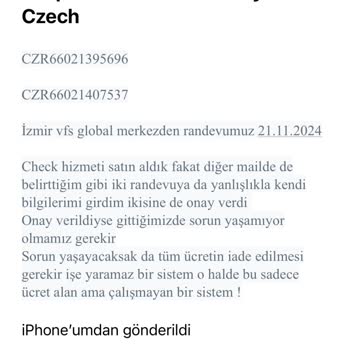 Vize Randevu Sistemindeki Sorunlar Ve Ücret İadesi Talebi
