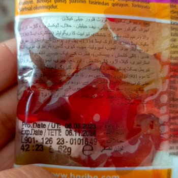 Haribo Süßigkeiten enttäuschen trotz noch gültigem Mindesthaltbarkeitsdatum