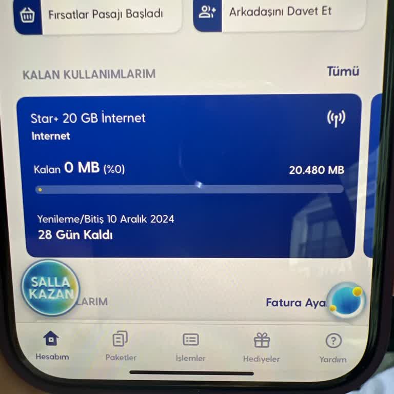 Ödenmiş Faturaya Rağmen İnternet Paketi Sıfırlanması