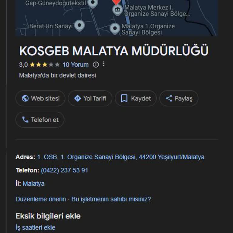 KOSGEB İletişim Sorunları Ve Sicil Mağduriyeti