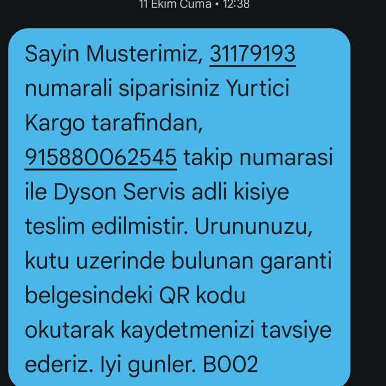 Dyson'dan İade Sürecinde Yaşanan Gecikme Ve İletişim Sorunları