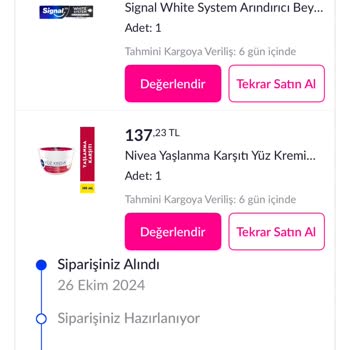 Pazarama'da Sipariş İptali Ve İletişim Sorunları