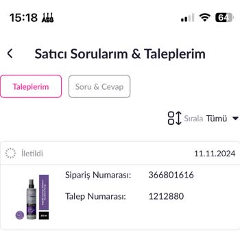 Pazarama'da Sipariş İptali Ve İletişim Sorunları