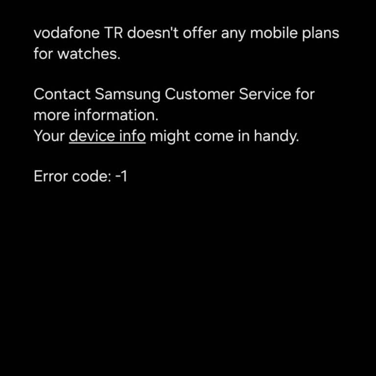 Samsung Galaxy Watch Ultra LTE Özelliği Kullanılamıyor