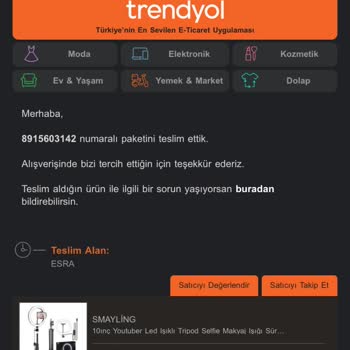 Aras Kargo Teslimat Sorunu Ve Trendyol İletişim Eksikliği