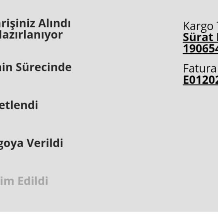 Sürat Kargo'nun Adrese Teslim Sorunu