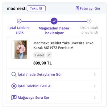 N11 Üzerinden Alınan Ürünün İptal Sorunu